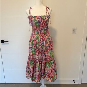 Pinch Colorful Floral Midi Dress